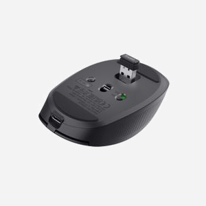 Trust Ozaa Souris Bureau Multi-Appareils RF sans fil + Bluetooth, 3200 DPI Optique, 6 Boutons, Batterie Intégrée, USB Type-C, Windows/macOS/ChromeOS - Miniature 5