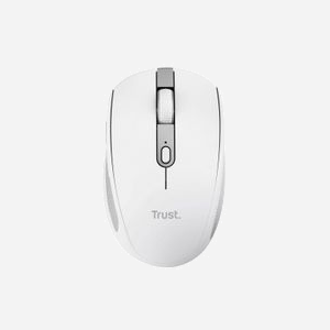 Trust Ozaa Souris Bureau sans fil + Bluetooth 3200 DPI Optique 6 Boutons Blanc (RF, USB Type-A/C, Windows/macOS/ChromeOS) - Miniature 3