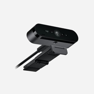 Logitech BRIO Webcam 4K Ultra HD 13MP Graphite, Résolution 4096x2160, USB, Auto Focus, Zoom Numérique 5x, Microphone Intégré, Windows/macOS - Miniature 4