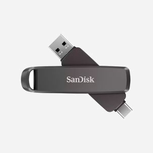 SanDisk Extreme PRO Dual Drive 2To : USB Type-A/Type-C 3.2 Gen 2, 1000 Mo/s lecture, 900 Mo/s écriture, compatible Windows/macOS, Noir. - Miniature 1