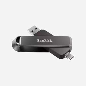 SanDisk Extreme PRO Dual Drive 2To : USB Type-A/Type-C 3.2 Gen 2, 1000 Mo/s lecture, 900 Mo/s écriture, compatible Windows/macOS, Noir. - Miniature 2