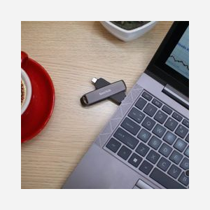 SanDisk Extreme PRO Dual Drive 2To : USB Type-A/Type-C 3.2 Gen 2, 1000 Mo/s lecture, 900 Mo/s écriture, compatible Windows/macOS, Noir. - Miniature 4