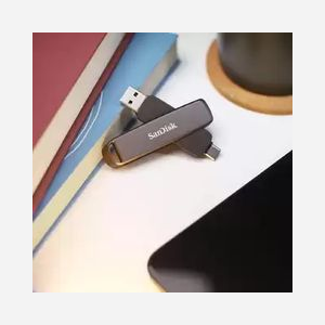SanDisk Extreme PRO Dual Drive 2To : USB Type-A/Type-C 3.2 Gen 2, 1000 Mo/s lecture, 900 Mo/s écriture, compatible Windows/macOS, Noir. - Miniature 5