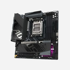 GIGABYTE B850M AORUS ELITE WIFI6E : Carte mère AMD AM5 Ryzen 7000/8000/9000, DDR5 8200MHz(O.C.), M.2 PCIe 5.0/4.0, Wi-Fi 6E, LAN 2.5GbE, USB 3.2 Gen2 - Miniature 3