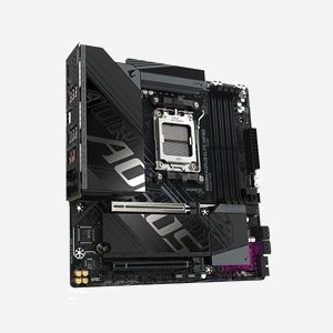 GIGABYTE B850M AORUS ELITE WIFI6E : Carte mère AMD AM5 Ryzen 7000/8000/9000, DDR5 8200MHz(O.C.), M.2 PCIe 5.0/4.0, Wi-Fi 6E, LAN 2.5GbE, USB 3.2 Gen2 - Miniature 4