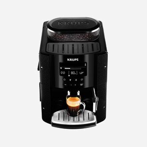 Krups EA8150 Machine Expresso Automatique 1.7L 1450W 15 bar, Broyeur Intégré 260g, Écran LCD, Café en Grains, 2 Tasses, Anti-Calc, Noir - Miniature 3