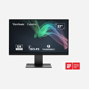 Viewsonic VP2788-5K Moniteur 27" 5K Ultra HD LED IPS 5120x2880 500cd/m² 5ms GTG 178°/178° HDMI 2.1 DisplayPort 1.4 Hub USB Type-C HDR400 Noir - Miniature 1