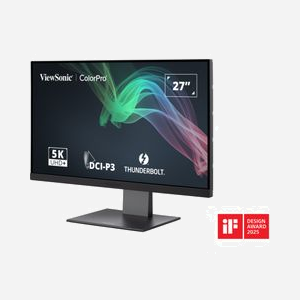 Viewsonic VP2788-5K Moniteur 27" 5K Ultra HD LED IPS 5120x2880 500cd/m² 5ms GTG 178°/178° HDMI 2.1 DisplayPort 1.4 Hub USB Type-C HDR400 Noir - Miniature 3