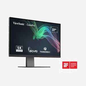Viewsonic VP2788-5K Moniteur 27" 5K Ultra HD LED IPS 5120x2880 500cd/m² 5ms GTG 178°/178° HDMI 2.1 DisplayPort 1.4 Hub USB Type-C HDR400 Noir - Miniature 4