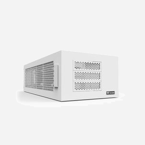 Boîtier Thermaltake AX100 Rack blanc format ATX/E-ATX avec support ventilateurs 120/140 mm, radiateurs 480/560 mm et baies 2.5"/3.5" (320x678.3x201 mm) - Réf. CA-11C-00D6NN-00 - Miniature 1