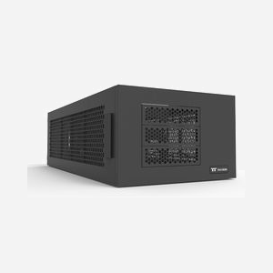 Boîtier Thermaltake AX100 Rack Noir pour PC format 4U avec support ventilateurs 120/140 mm, radiateur 480 mm et baies 2.5"/3.5" (320x678.3x201 mm) - Réf. CA-11C-00D1NN-00