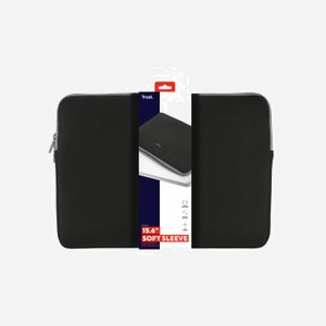 Trust Housse Néoprène 15.6" Noire 21248 - Protection Ordinateur Portable 39.6cm, Résistant Poussière/Rayures, Dimensions Max. 290x410mm, Poids 223g - Miniature 5