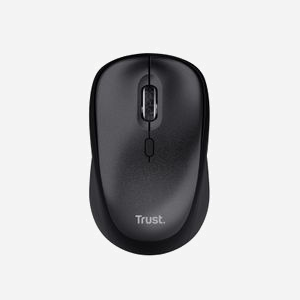 Souris Trust TM-201 Optique 1600 DPI RF sans fil, 4 Boutons, Molette Verticale, Portée 8m, Piles AA, Compatible Windows/macOS/ChromeOS, Noir - Miniature 2