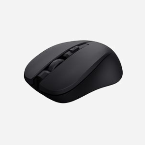 Trust Mydo Souris Bureau Ambidextre RF sans fil 1800 DPI Optique, 4 Boutons, Clic Silencieux, Portée 10m, 2.4GHz, Noir, Pile AA, ChromeOS/Linux/Windows