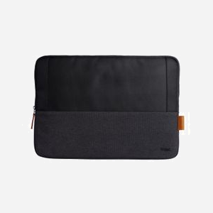 Housse Trust Lisboa 16" (40.6cm) Noir Polyester, compartiment 15x265x385mm, fermeture éclair, conception durable en PET recyclé, dimensions 400x285x25mm, 208g - Miniature 3