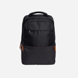 Trust Lisboa Sac à Dos 40.6cm (16") Noir, Polyester Recyclé, 23L, 3 Compartiments, Fermeture Zippée, Dimensions 300x460x165mm, 768g - Miniature 4