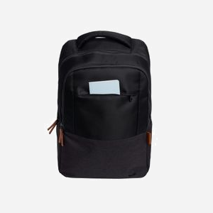 Trust Lisboa Sac à Dos 40.6cm (16") Noir, Polyester Recyclé, 23L, 3 Compartiments, Fermeture Zippée, Dimensions 300x460x165mm, 768g - Miniature 5