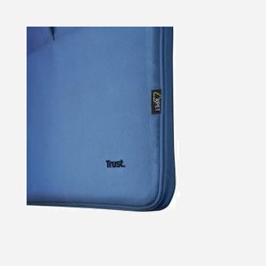Trust Bologna Malette 16" (40.6cm) Bleu - PET Recyclé, Compartiments Multiples, Compatible 14", Sangle Épaule Amovible, 410x290x20mm - Miniature 5