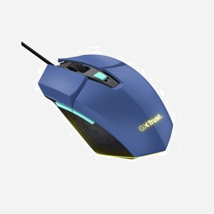 Souris Gaming Trust GXT109B FELOX Ambidextre USB Type-A 6400 DPI, 6 boutons, Éclairage Multi-couleur, Câble 1.5m, ABS Bleu, 70x42x131mm, 108g - Miniature 3