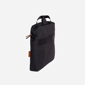 Trust Lisboa Malette 16" (40.6cm) Noir, Polyester Recyclé, Compartiment Antichoc, 21L, Pochette Accessoires, Bandoulière Amovible, 400x305x60mm - Miniature 2