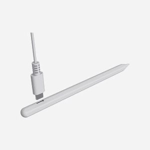 Trust Kyna Stylet Actif Blanc 13g pour iPad 2018+ et iPad Pro, Sensibilité à l'inclinaison, Rejet de la Paume, Autonomie 10h, USB-C, avec 2 Embouts - Miniature 5