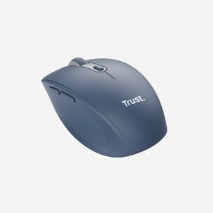 Trust Ozaa Souris Bureau Optique 3200 DPI RF sans fil + Bluetooth 6 Boutons Bleu Droitier Rechargeable Windows/macOS/ChromeOS - Miniature 2