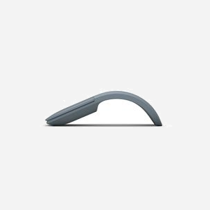 Souris Microsoft Surface Arc Bluetooth BlueTrack 1800 DPI, 2 boutons programmables, Ambidextre, Portée 5m, Autonomie 6 mois, Coloris Bleu, Piles AAA incluses - Miniature 3