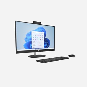 HP All-in-One 27-cr0061nf : AMD Ryzen 5 7520U, Écran 27" FHD IPS, 16Go LPDDR5, SSD 512Go NVMe, AMD Radeon 610M, Wi-Fi 6, Windows 11 Home, Blanc - Miniature 2