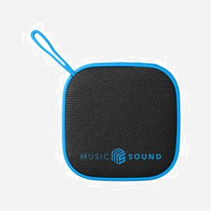 Music Sound BTSPKMSMINI3B : Enceinte Bluetooth 5.3 Mono 3W, Batterie 500mAh (Autonomie 4h), Port USB-C, AUX, Portée 10m - Bleu - Miniature 2