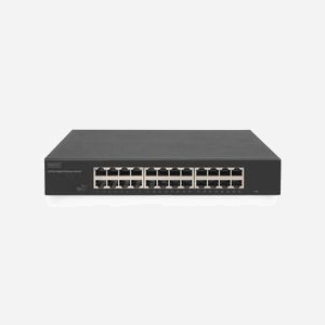 Digitus Commutateur Gigabit 24 ports RJ45 10/100/1000 DN-80113-2 Non-administrable 19" IEEE 802.3x 48 Gbit/s, 8000 entrées MAC, Jumbo Frames 15000 - Miniature 2