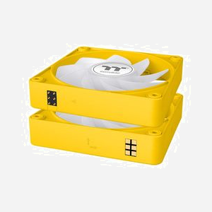 Thermaltake CT140 EX Reverse ARGB Sync - Ventilateur 140mm, 500-1800 tr/min, 94.95 CFM, 2.54 mmH2O, Hydraulique, 32.8dB, 3pcs, LED 5V - Miniature 4