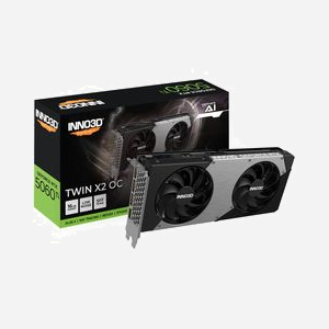 Inno3D GeForce RTX 5060 Ti 16Go GDDR7 - GPU NVIDIA, 4608 Cuda Cores, Fréquence 2235MHz/Boost 2602MHz, PCI Express 5.0, DisplayPort 2.1b/HDMI 2.1b - Miniature 3