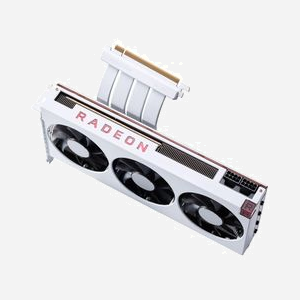 Phanteks Rallonge PCI-E 4.0 x16, 0.3m, Connecteur Femelle vers Mâle, 180°, Contacts Plaqué Or, Noir/Blanc, Pour Carte Graphique - PH-CBRS4.0_FL30_WT01 - Miniature 5