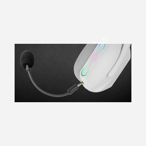 Mars Gaming MHW-PROW Casque Gaming Circum-Aural Filaire/Sans Fil Bluetooth 5.3 Blanc, Microphone Boom Omnidirectionnel, Batterie 1000mAh, Autonomie 40h, Compatible Windows/PS/Xbox/Mac/Switch - Miniature 4