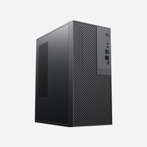 itek PILOT Z15 Lite Micro Tower Noir, Micro ATX/Mini-ITX, 1x80mm avant, USB 3.2 Gen 1/2, Baies 2.5"/3.5", 168x295x353mm, Sans alimentation
