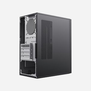 itek PILOT Z15 Lite Micro Tower Noir, Micro ATX/Mini-ITX, 1x80mm avant, USB 3.2 Gen 1/2, Baies 2.5"/3.5", 168x295x353mm, Sans alimentation - Miniature 4
