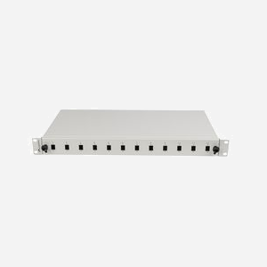 Lanberg Panneau de Connexion 12 Ports RJ-45 1U 19" ABS Acier Gris 482.6x242x44.5mm, Kit Montage Inclus, Référence FOP1-12SS-LDS - Miniature 2
