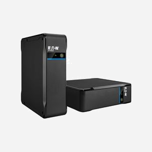 Eaton 3P700I UPS Veille 0.7 kVA / 420W, 4 prises C3, 161-284V entrée/sortie, Format Tower, LED, Certifié IEC/EN 62040, 81x235x263mm - Miniature 1
