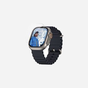 PanzerGlass Protection Écran Transparent Apple Watch Ultra 49mm (Ultra/Ultra 2/Ultra 3), Verre Trempé, Kit d'Application Inclus, 42.1x34.82mm