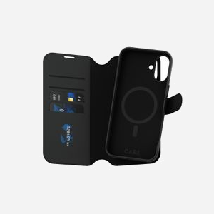 PanzerGlass CARE by Feature Case Tango Two-in-One Wallet MagSafe iPhone 16 Plus Housse Noire Résistante Chocs 93.8x169.2x22.5mm 123g - Miniature 1