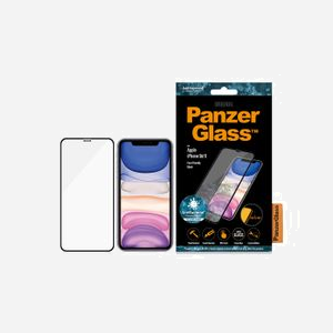 PanzerGlass Protection d'écran Edge-to-Edge pour Apple iPhone 11/XR, verre trempé, 15.5cm (6.1"), anti-rayures, anti-chocs, antibactérien, épaisseur 0.61mm - Miniature 3