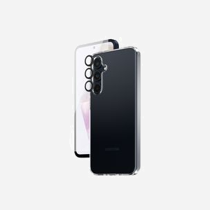 PanzerGlass SAFE. Protection écran Samsung Galaxy A35 5G, verre trempé, résistant rayures/chocs, 0.51mm, 157.75x74.02mm, revêtement oléophobique.