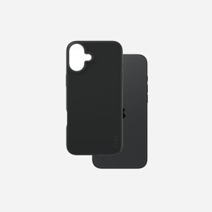 PanzerGlass CARE Coque Silicone Noire pour iPhone 16 Plus, Protection Rayures et Chocs, Standard MIL-STD-810H, 81.2x164.3x13.2mm, 35g