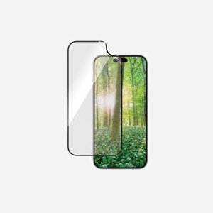 PanzerGlass ECO MATRIX Protection d'écran iPhone 16 Plus / 15 Plus Ultra-Wide Fit PET/Silicone, 171.13x82.75mm, 0.41mm, Anti-rayures, Chocs, Oléophobique