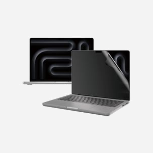 PanzerGlass Privacy Filter pour MacBook Pro 16" (M1/M2/M3/M4) - Protection d'écran transparente PET/Silicone 0.39mm, filtre de confidentialité, 350.5 x 228.5 mm