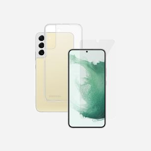 PanzerGlass SAFE. by ® Pack de 50 protections d'écran transparentes pour Samsung Galaxy S22+ 5G, verre trempé, 0.35mm, 70.4x152.3mm, anti-rayures & chocs