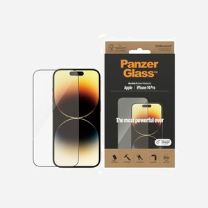 PanzerGlass Protection Écran iPhone 14 Pro Ultra-Wide Fit Verre Trempé 0.61mm Anti-rayures/Chocs/Bactérien, Revêtement Oléophobique, Kit de Nettoyage Inclus - Miniature 2