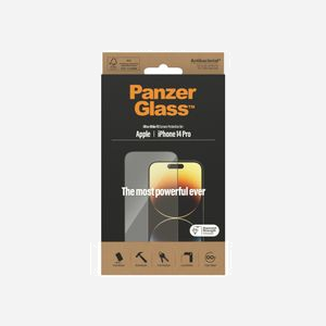 PanzerGlass Protection Écran iPhone 14 Pro Ultra-Wide Fit Verre Trempé 0.61mm Anti-rayures/Chocs/Bactérien, Revêtement Oléophobique, Kit de Nettoyage Inclus - Miniature 3