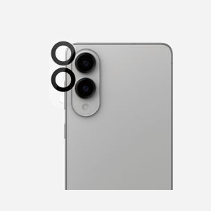 PanzerGlass Protecteur d'Objectif Photo PicturePerfect Samsung Galaxy S25 Edge 5G - Verre Trempé, Silicone, Transparent, 66x45mm, 0.51mm, Anti-rayures & Chocs