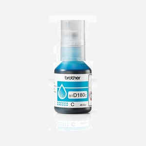 Brother BTD180C - Bouteille d'encre cyan originale - Rendement 5000 pages - Compatibilité DCP-T580DW, DCP-T583DW, DCP-T780DW - Dimensions 40x100x45 mm - Miniature 2